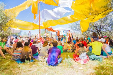 Kazakistan, Almatı 2015-Festival Foure, didjeridoo Master sınıfı