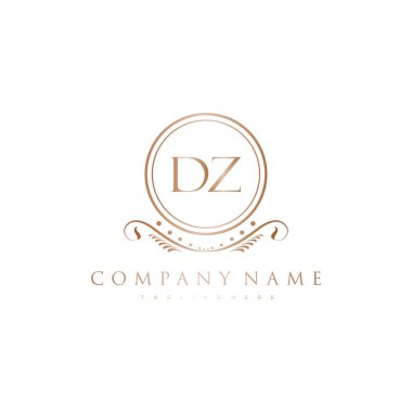 Kraliyet Lüks Logo Şablonu ile Harflerin Baş harfleri