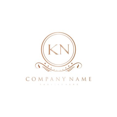 Kraliyet Lüks Logo Şablonu ile Harflerin Baş harfleri