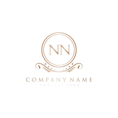 Kraliyet Lüks Logo Şablonu ile Harflerin Baş harfleri