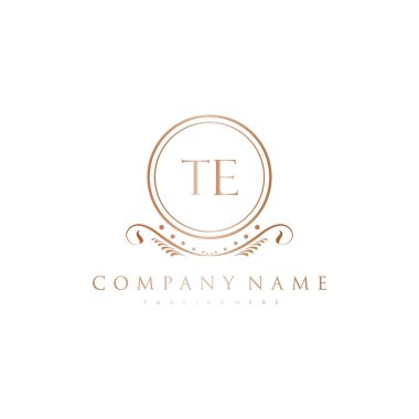 Kraliyet Lüks Logo Şablonu ile Harflerin Baş harfleri