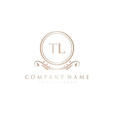 Kraliyet Lüks Logo Şablonu ile Harflerin Baş harfleri