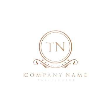 Kraliyet Lüks Logo Şablonu ile Harflerin Baş harfleri