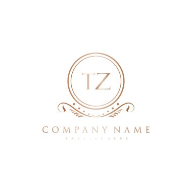 Kraliyet Lüks Logo Şablonu ile Harflerin Baş harfleri