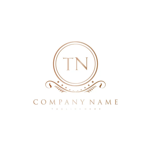 Lettera Iniziale Con Royal Luxury Logo Template — Vettoriale Stock