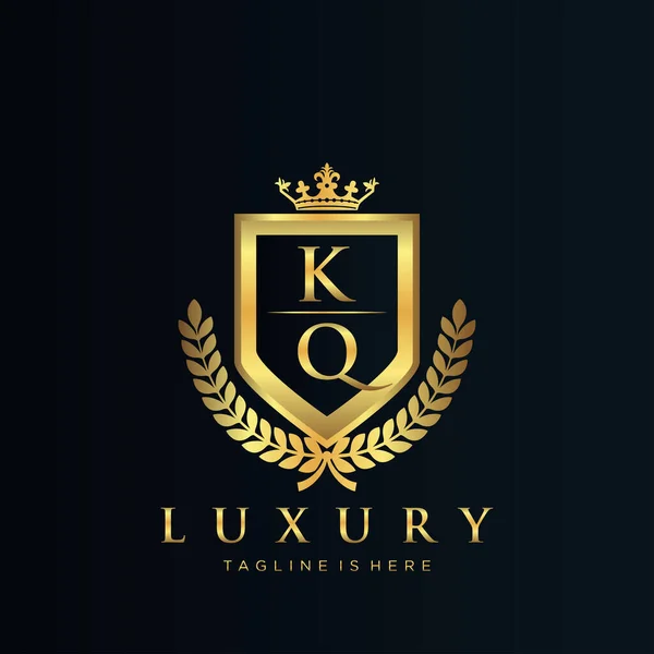 Оригинал Письма Логотипом Royal Luxury — стоковый вектор