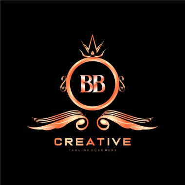 Renkli Çember şablon vektörlü ilk logo.