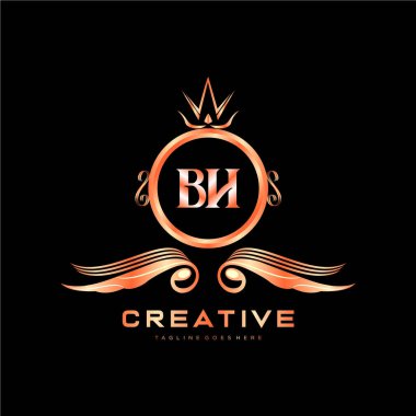 Renkli Çember şablon vektörlü ilk logo.