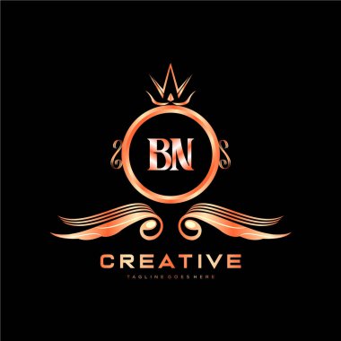 Renkli Çember şablon vektörlü ilk logo.