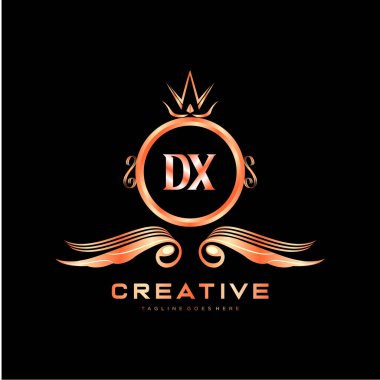 Renkli Çember şablon vektörlü ilk logo.