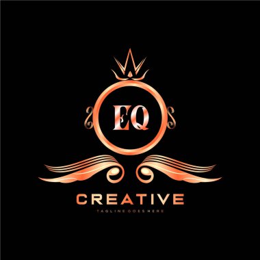 Renkli Çember şablon vektörlü ilk logo.