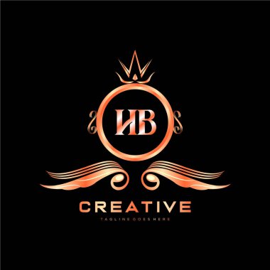 Renkli Çember şablon vektörlü ilk logo.