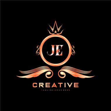 Renkli Çember şablon vektörlü ilk logo.