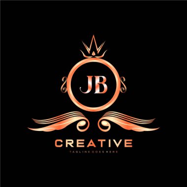 Renkli Çember şablon vektörlü ilk logo.