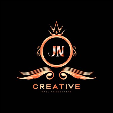 Renkli Çember şablon vektörlü ilk logo.