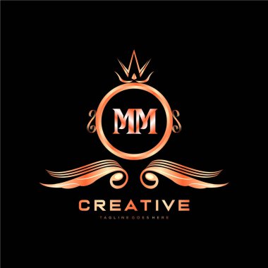 Renkli Çember şablon vektörlü ilk logo.