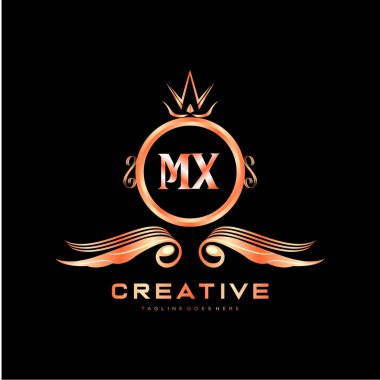 Renkli Çember şablon vektörlü ilk logo.