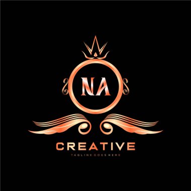 Renkli Çember şablon vektörlü ilk logo.