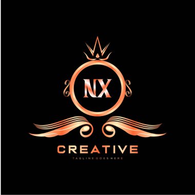 Renkli Çember şablon vektörlü ilk logo.