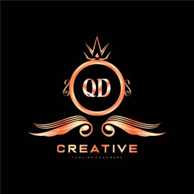 Renkli Çember şablon vektörlü ilk logo.