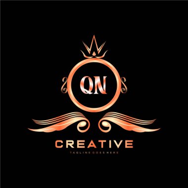 Renkli Çember şablon vektörlü ilk logo.