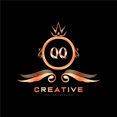 Renkli Çember şablon vektörlü ilk logo.