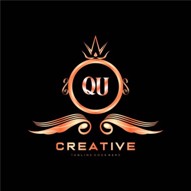 Renkli Çember şablon vektörlü ilk logo.