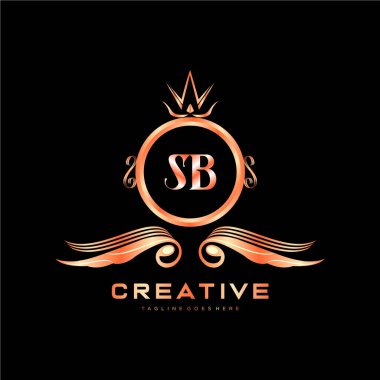 Renkli Çember şablon vektörlü ilk logo.