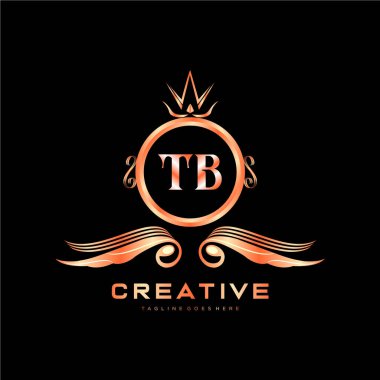 Renkli Çember şablon vektörlü ilk logo.