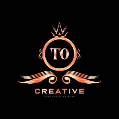 Renkli Çember şablon vektörlü ilk logo.