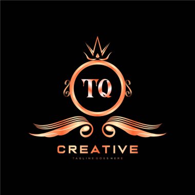 Renkli Çember şablon vektörlü ilk logo.