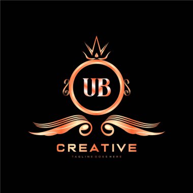 Renkli Çember şablon vektörlü ilk logo.