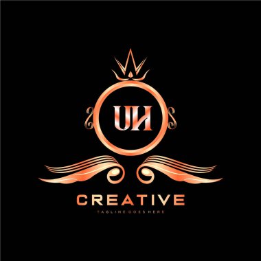 Renkli Çember şablon vektörlü ilk logo.