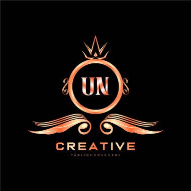 Renkli Çember şablon vektörlü ilk logo.