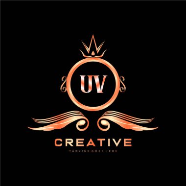 Renkli Çember şablon vektörlü ilk logo.