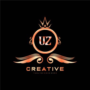 Renkli Çember şablon vektörlü ilk logo.