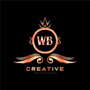 Renkli Çember şablon vektörlü ilk logo.