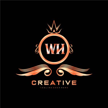 Renkli Çember şablon vektörlü ilk logo.