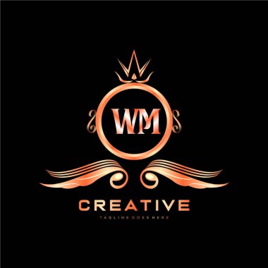 Renkli Çember şablon vektörlü ilk logo.