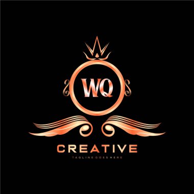 Renkli Çember şablon vektörlü ilk logo.