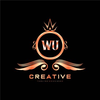 Renkli Çember şablon vektörlü ilk logo.