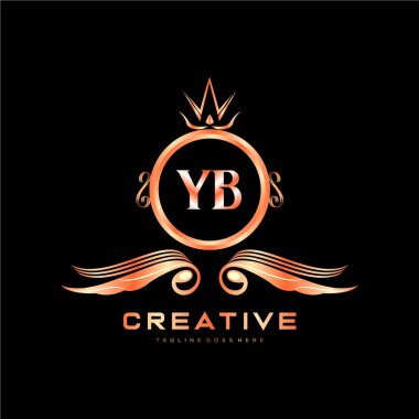 Renkli Çember şablon vektörlü ilk logo.