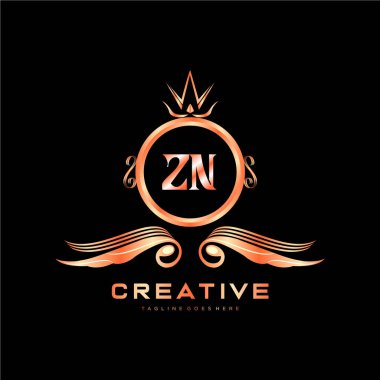 Renkli Çember şablon vektörlü ilk logo.