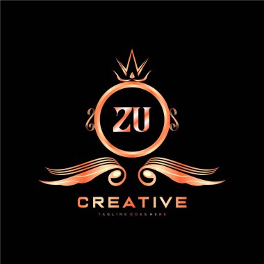 Renkli Çember şablon vektörlü ilk logo.