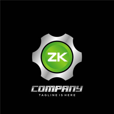 İlk Dişli Simgesi Logo Tasarım Elemanı