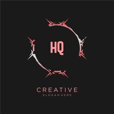 Renkli şablon vektörüyle ilk logo.