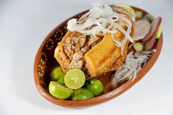 Tipik ve lezzetli Guadalajara Meksika keki.