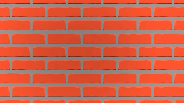 Red Brick Wall Background — Stock Vector