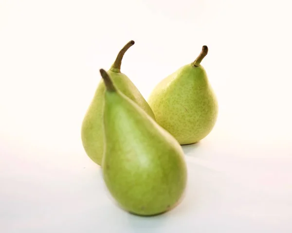 Three pears isolated — Stock Photo, Image