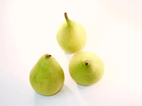 Three pears isolated — Stock Photo, Image